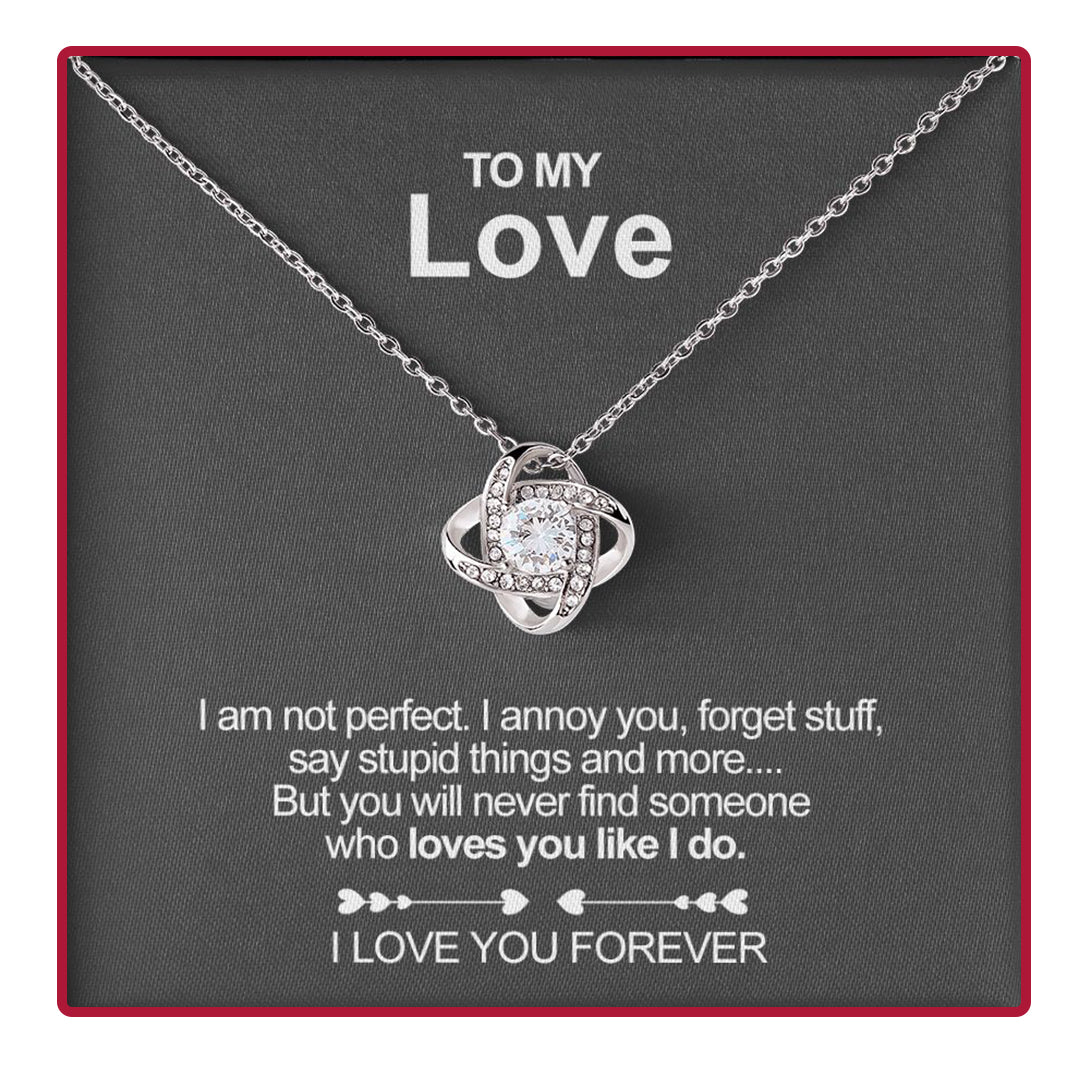 Eternal Love Rose & Necklace Set