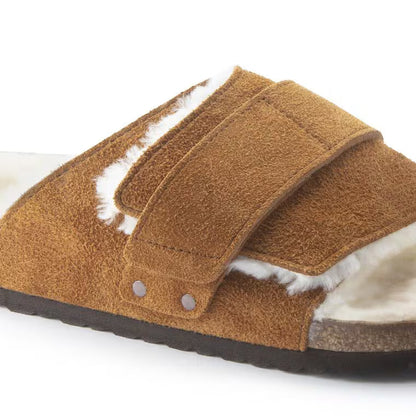 Kyoto Bliss Shearling Slides