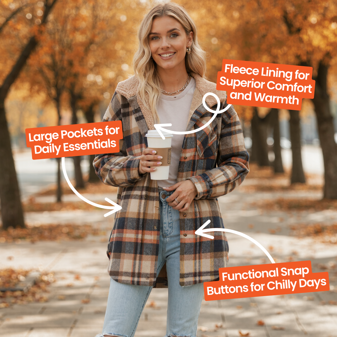 Teddy Bear Flannel Jacket