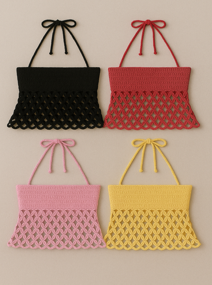 Handmade Crochet Halter Top
