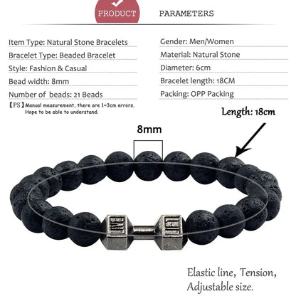 Barbell Strength Bracelet
