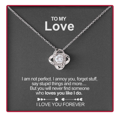 Eternal Love Rose & Necklace Set