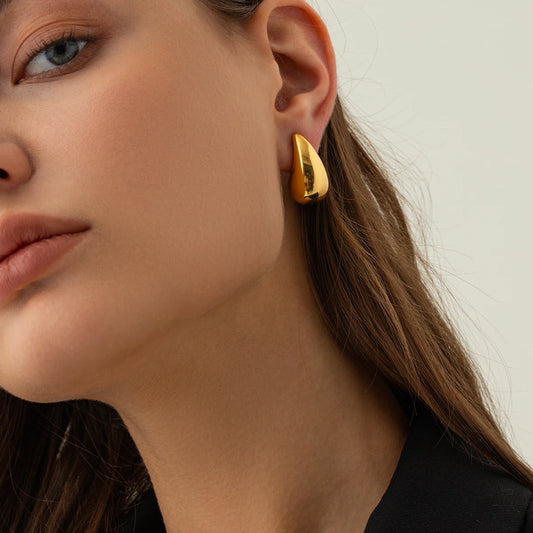 EVA Drop Gold Earrings (70% OFF CLEARANCE)