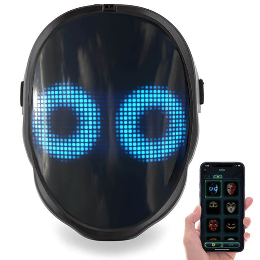Graphic Led Glow Mask